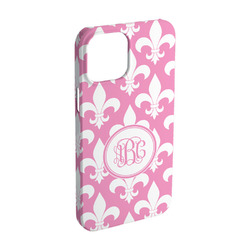 Fleur De Lis iPhone Case - Plastic - iPhone 15 (Personalized)