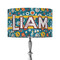 Rocket Science 12" Drum Lampshade - ON STAND (Fabric)
