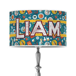 Rocket Science 12" Drum Lamp Shade - Poly-film (Personalized)