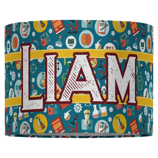 Rocket Science 16" Drum Lampshade - FRONT (Fabric)