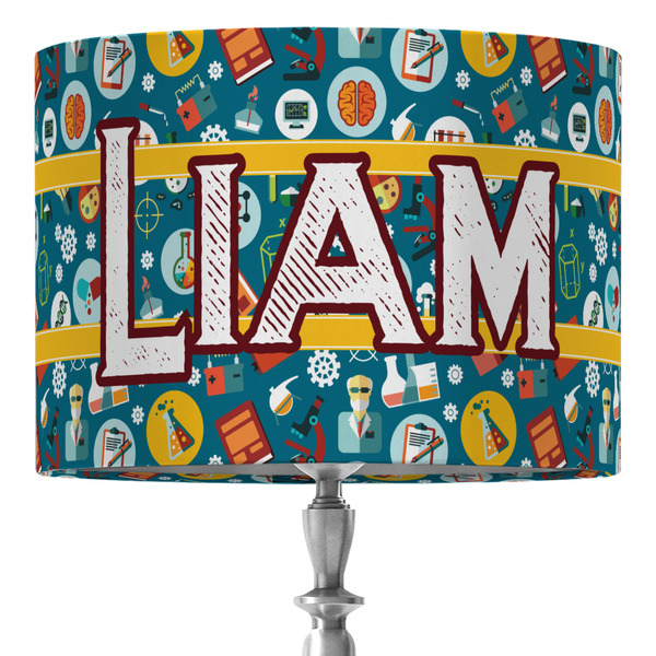 Custom Rocket Science 16" Drum Lamp Shade - Fabric (Personalized)