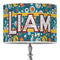 Rocket Science 16" Drum Lampshade - ON STAND (Poly Film)