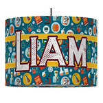 Rocket Science 16" Drum Pendant Lamp - Fabric (Personalized)