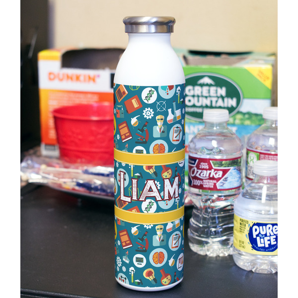 Rocket Science 20oz Water Bottles - Full Print - In Context