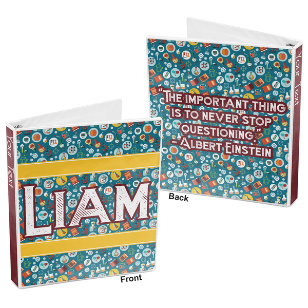 Rocket Science 3-Ring Binder Front and Back