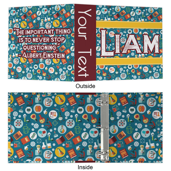 Rocket Science 3 Ring Binders - Full Wrap - 2" - APPROVAL