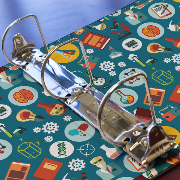 Rocket Science 3 Ring Binders - Full Wrap - 2" - DETAIL