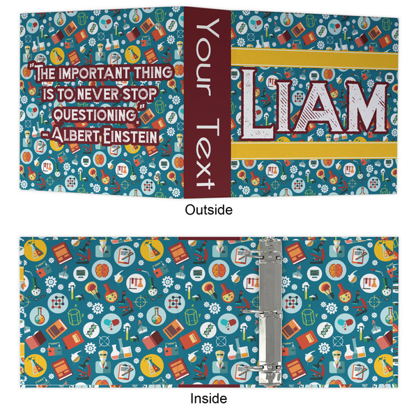 Rocket Science 3 Ring Binders - Full Wrap - 3" - APPROVAL