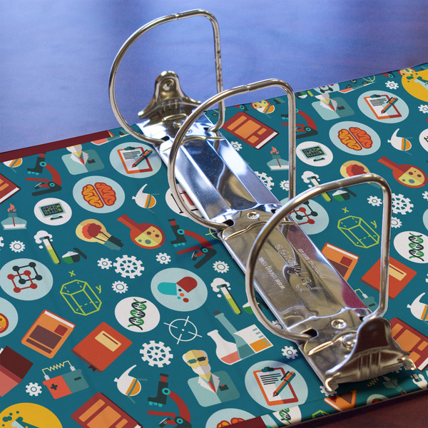 Rocket Science 3 Ring Binders - Full Wrap - 3" - DETAIL