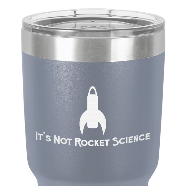 Rocket Science 30 oz Stainless Steel Ringneck Tumbler - Grey - Close Up