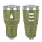 Rocket Science 30 oz Stainless Steel Tumbler - Olive - Double-Sided (Personalized)