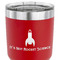 Rocket Science 30 oz Stainless Steel Ringneck Tumbler - Red - CLOSE UP