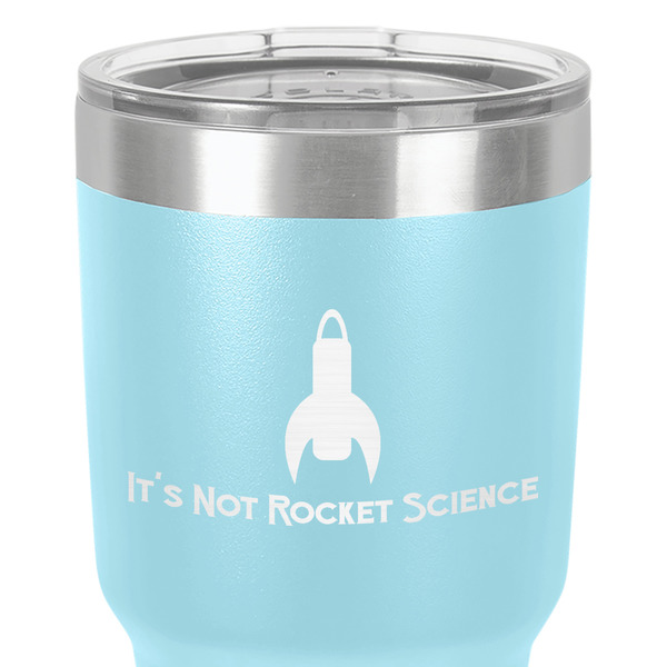 Rocket Science 30 oz Stainless Steel Ringneck Tumbler - Teal - Close Up