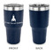 Rocket Science 30 oz Stainless Steel Ringneck Tumblers - Navy - Single Sided - APPROVAL