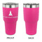 Rocket Science 30 oz Stainless Steel Ringneck Tumblers - Pink - Single Sided - APPROVAL