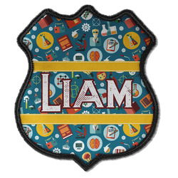 Rocket Science Iron On Shield Patch C w/ Name or Text
