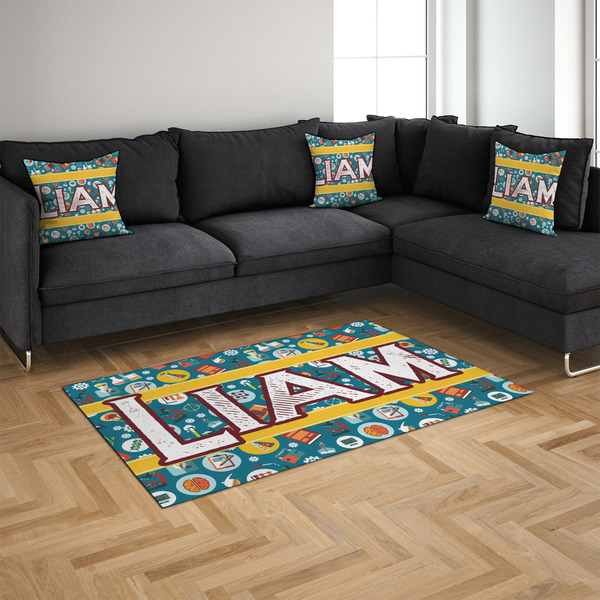 Rocket Science 4'x6' Indoor Area Rugs - IN CONTEXT