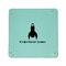 Rocket Science 6" x 6" Teal Leatherette Snap Up Tray - APPROVAL
