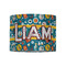 Rocket Science 8" Drum Lampshade - FRONT (Fabric)