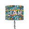 Rocket Science 8" Drum Lampshade - ON STAND (Fabric)