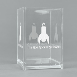 Rocket Science Acrylic Pen Holder (Personalized)
