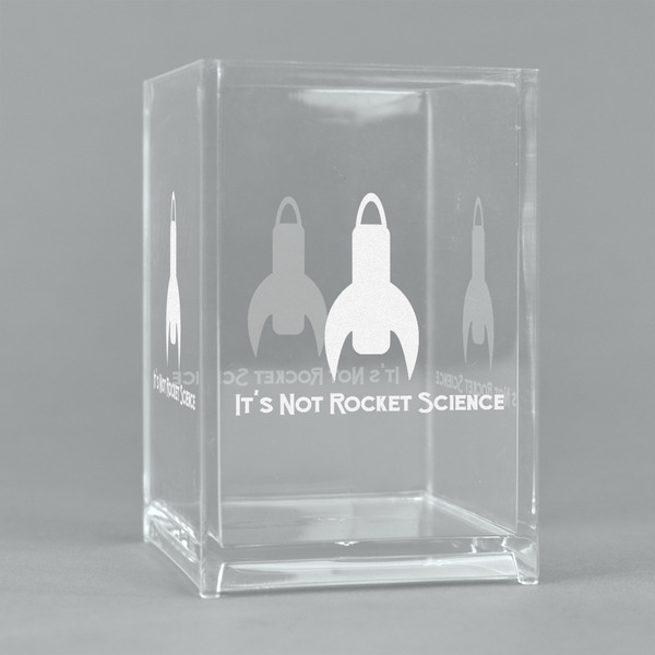 Custom Rocket Science Acrylic Pen Holder (Personalized)