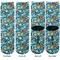 Rocket Science Adult Crew Socks - Double Pair - Front and Back - Apvl