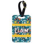 Rocket Science Metal Luggage Tag w/ Name or Text