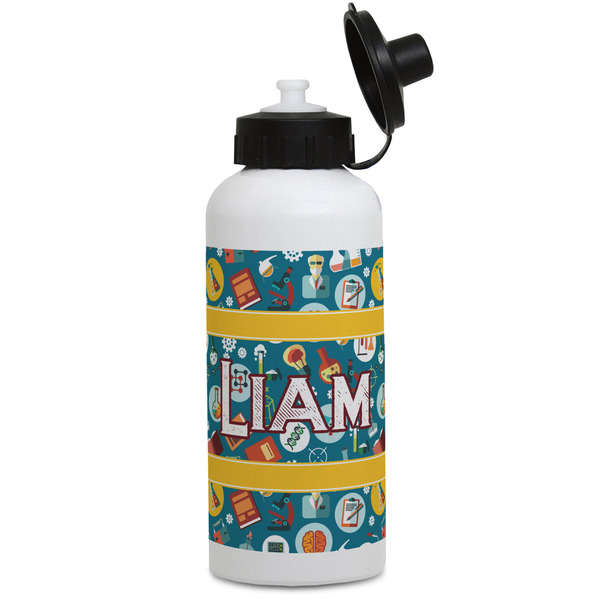 Custom Rocket Science Water Bottles - Aluminum - 20 oz - White (Personalized)