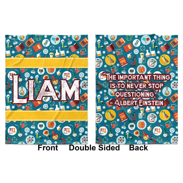Rocket Science Baby Blanket (Double Sided - Printed Front and Back)