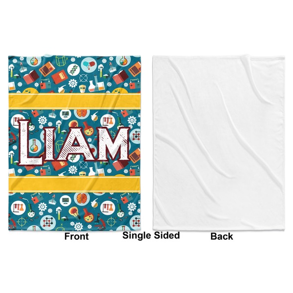 Rocket Science Baby Blanket (Single Sided - Printed Front, White Back)