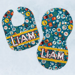 Rocket Science Baby Bib & Burp Set w/ Name or Text