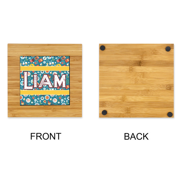 Rocket Science Bamboo Trivet with 6" Tile - APPROVAL