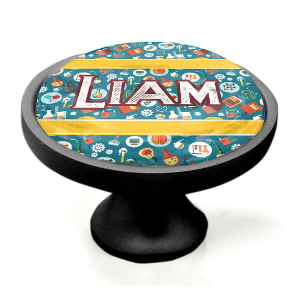 Rocket Science Black Custom Cabinet Knob (Side)