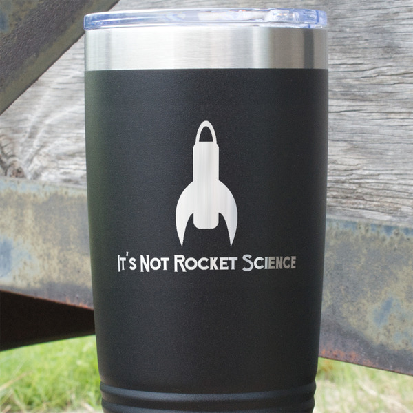 Rocket Science Black Polar Camel Tumbler - 20oz - Close Up