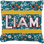 Rocket Science Faux-Linen Throw Pillow 26" (Personalized)