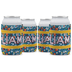 Rocket Science Can Cooler (12 oz) - Set of 4 w/ Name or Text