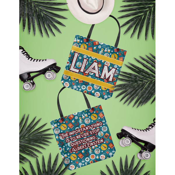 Rocket Science Canvas Tote Lifestyle Front and Back