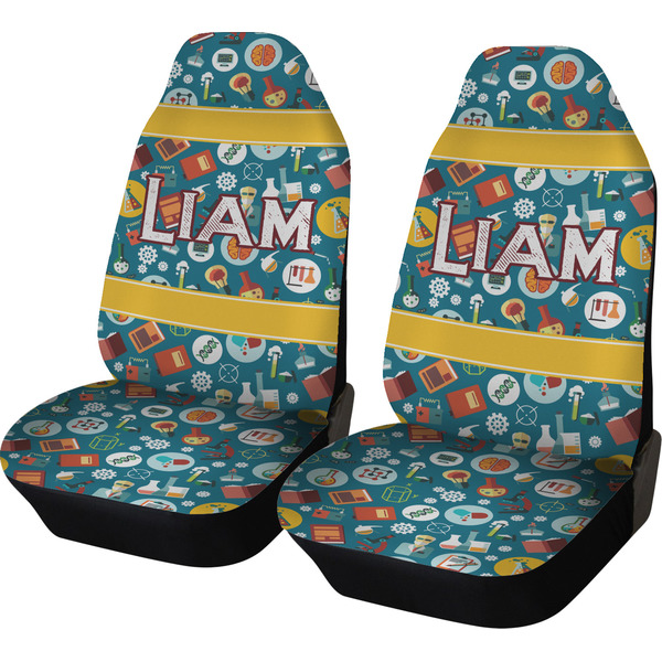 Custom Rocket Science Car Seat Covers (Set of Two) (Personalized)