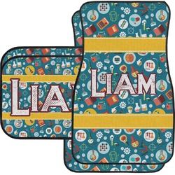 Rocket Science Car Floor Mats Set - 2 Front & 2 Back (Personalized)