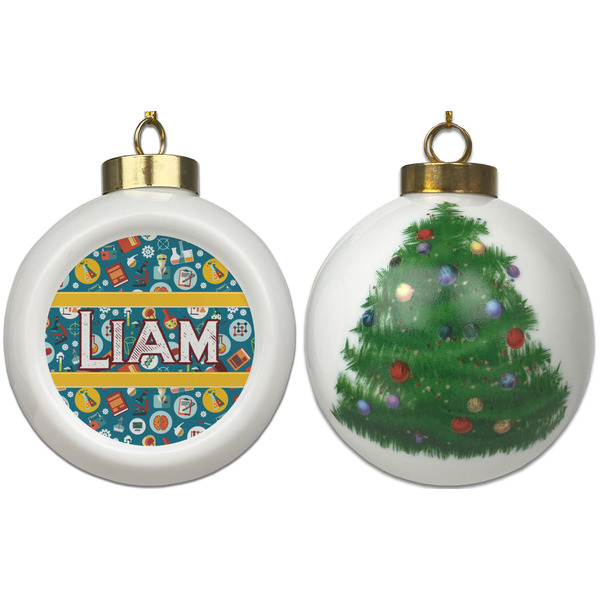 Rocket Science Ceramic Christmas Ornament - X-Mas Tree (APPROVAL)