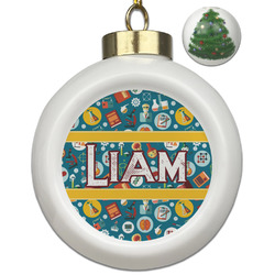 Rocket Science Ceramic Ball Ornament - Christmas Tree (Personalized)