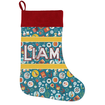 Rocket Science Holiday Stocking w/ Name or Text