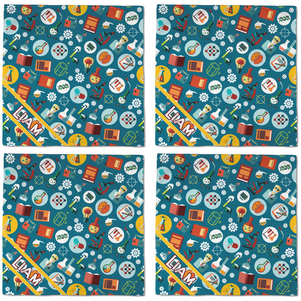 Rocket Science Cloth Napkins - Personalized Dinner (APPROVAL) Set of 4