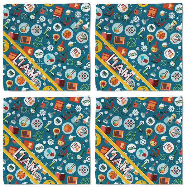 Rocket Science Cloth Napkins - Personalized Lunch (APPROVAL) Set of 4