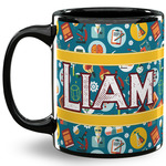 Rocket Science 11 Oz Coffee Mug - Black (Personalized)