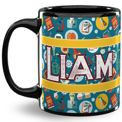 Rocket Science 11 Oz Coffee Mug - Black (Personalized)