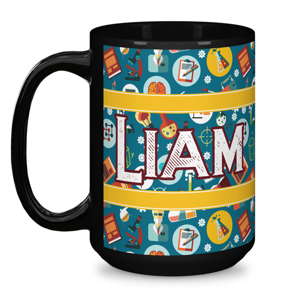 Rocket Science Coffee Mug - 15 oz - Black