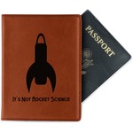 Rocket Science Passport Holder - Faux Leather (Personalized)