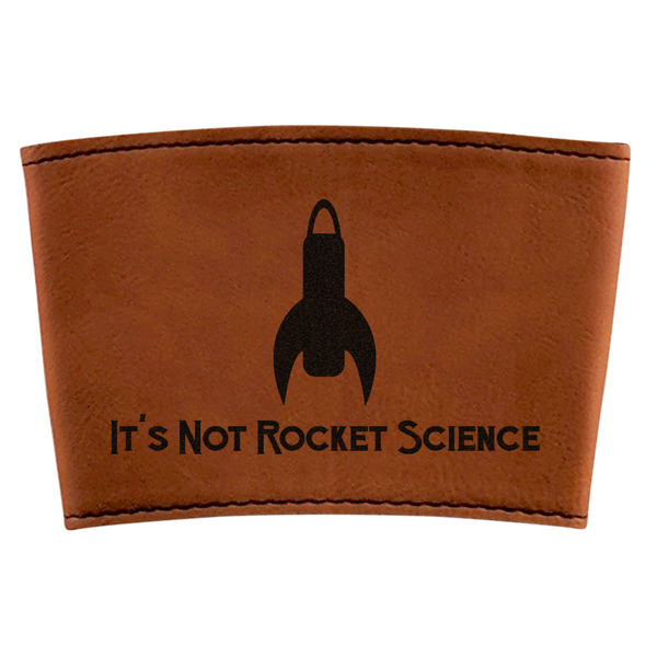 Custom Rocket Science Leatherette Cup Sleeve (Personalized)